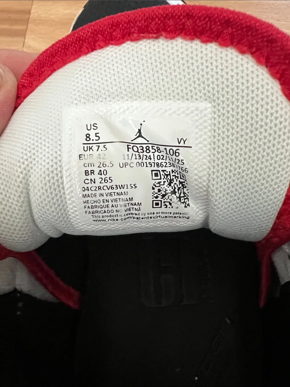 Jordan Air Jordan Heir PF Bloodline Men’s Sneakers size 8.5